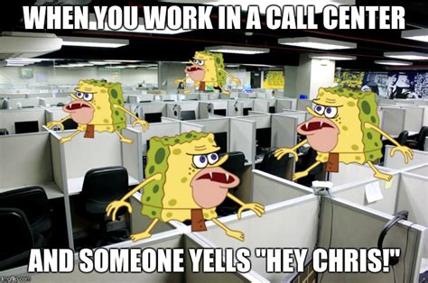 spongebob call center.